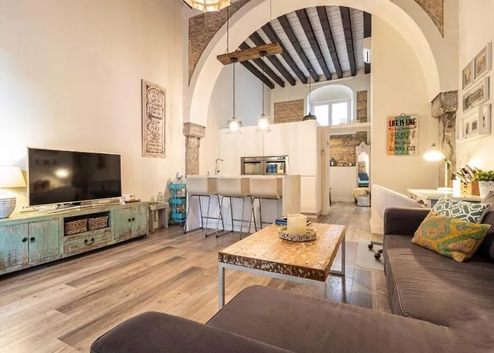 Loft Bodega San Blas Con Porche Y Parking Apartmán Jerez de la Frontera